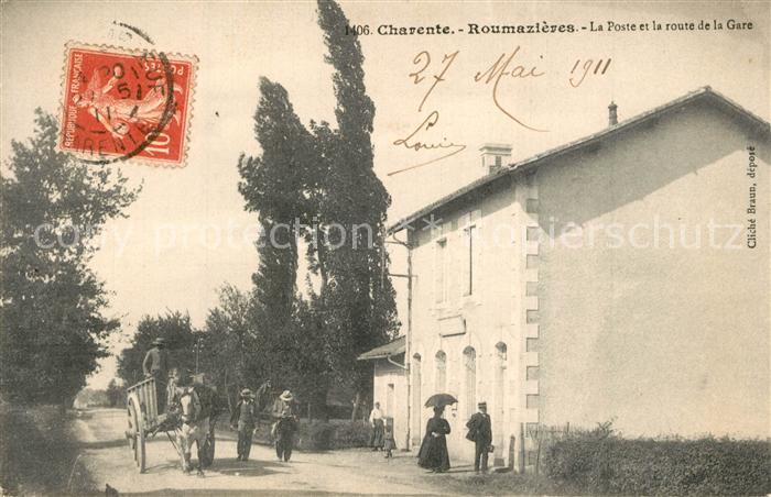 Roumazieres-Loubert La Poste route de la Gare