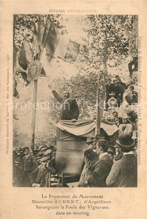 Argilliers Le Promoteur du Mouvement Marcelin Albe