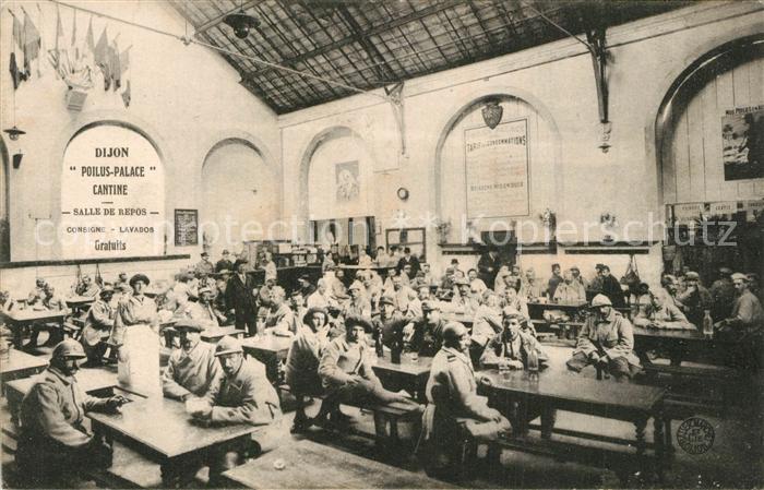 Dijon 21 Poilus Palace Cantine Salle de Repos