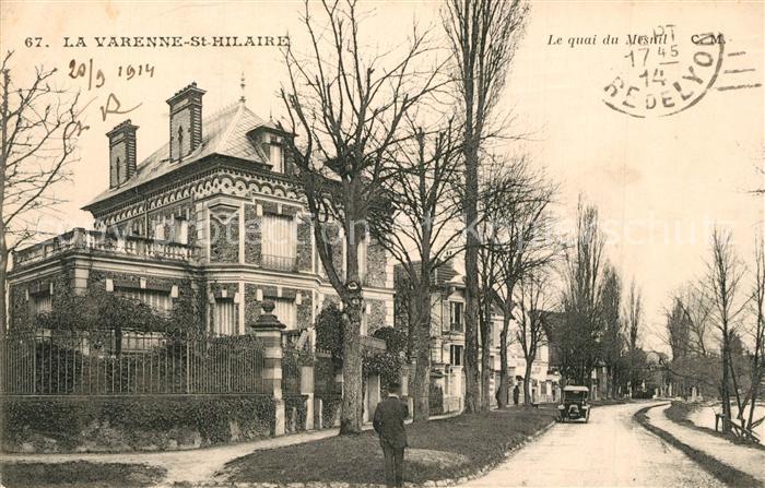 La Varenne Saint Hilaire Le quai du Mesnil