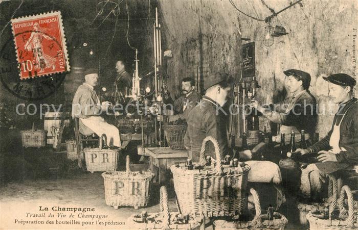 Epernay 51 La Champagne Travail du Vin de Champagne