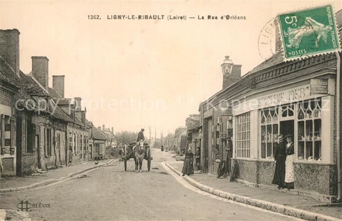 Ligny-le-Ribault La Rue d Orleans