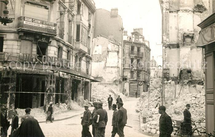 Orleans Loiret Kriegszerstörung Grand Cabinet Dentaier