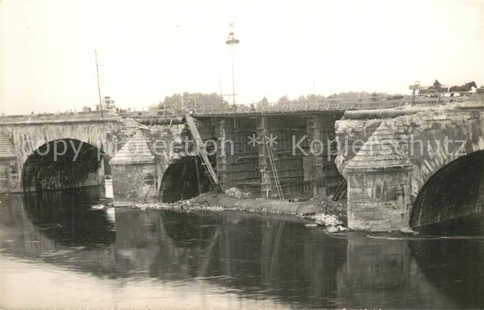 Orleans Loiret Brücke Kriegszerstörung