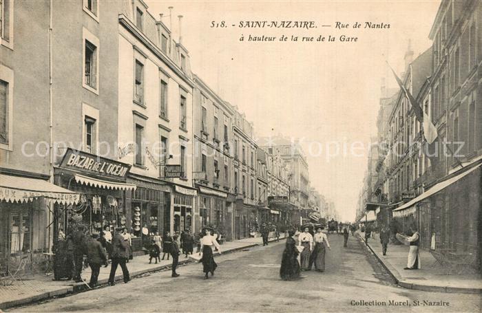 Saint-Nazaire Loire-Atlantique Rue de Nantes la Rue de la Gare