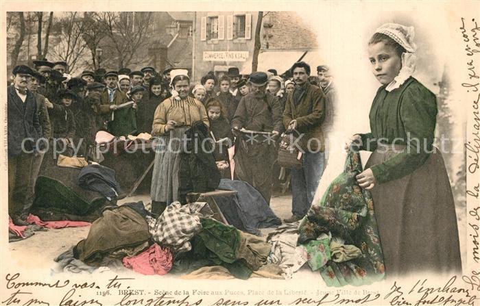 Brest 29 Scene de la foire aux buccs