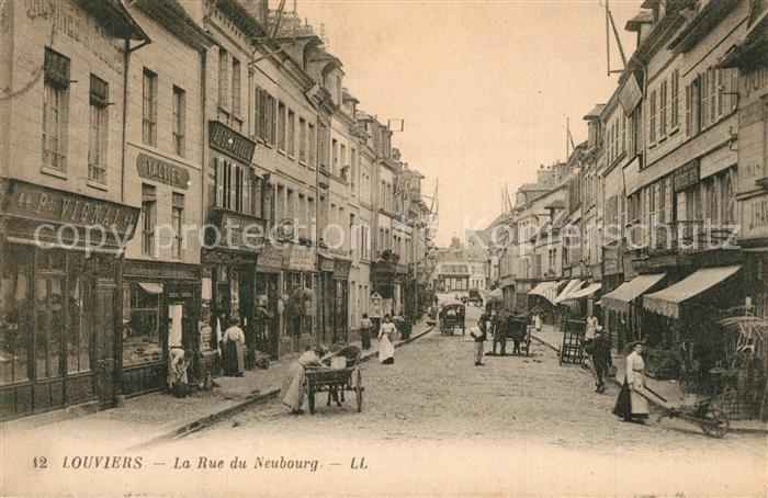 Louviers Eure La Rue du Neubourg