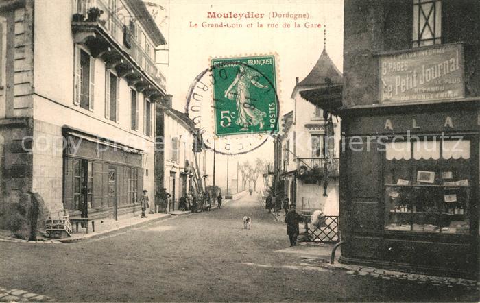 Mouleydier Le Grund Coin la rue de la Gare