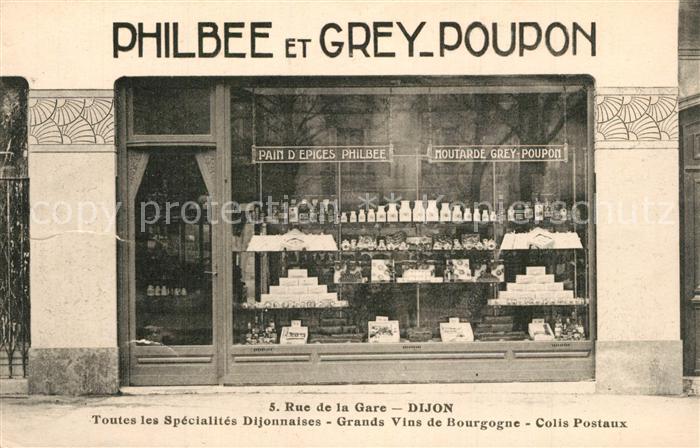 Dijon 21 Philbee et Grey Poupon Rue de la Gare