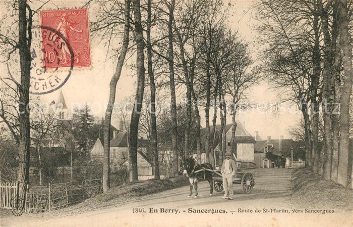 Sancergues Route de Saint Martin