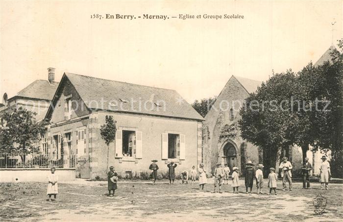 Mornay-Berry Eglise Groupe Scolaire