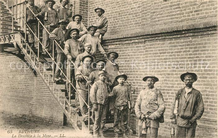 Bethune La Descentee a la Mine