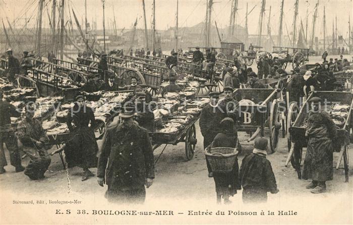 Boulogne-sur-Mer Entree du Poisson a la Halle