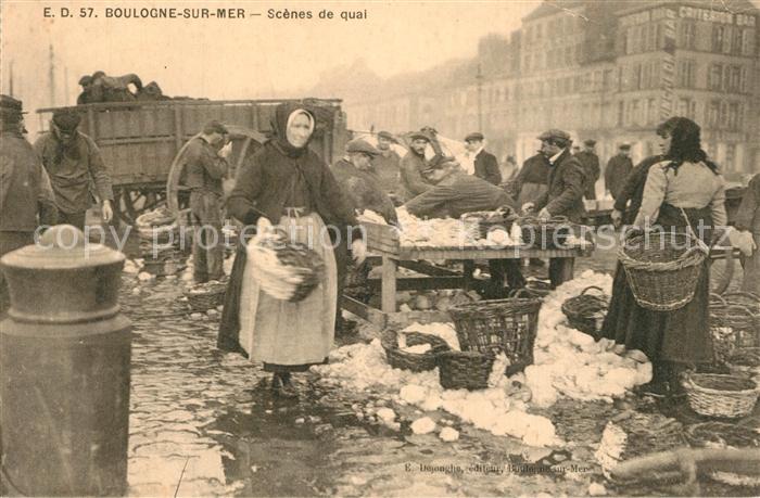 Boulogne-sur-Mer Scenes de quai