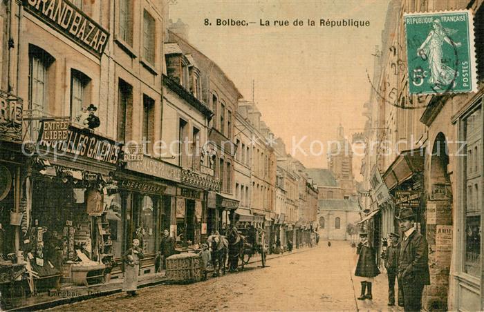 Bolbec La rue de la Republique