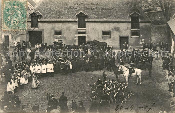 La Celle-les-Bordes Saint Hubert Benediction des chiens
