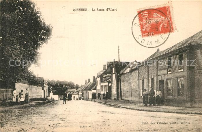 Querrieu La route d Albert