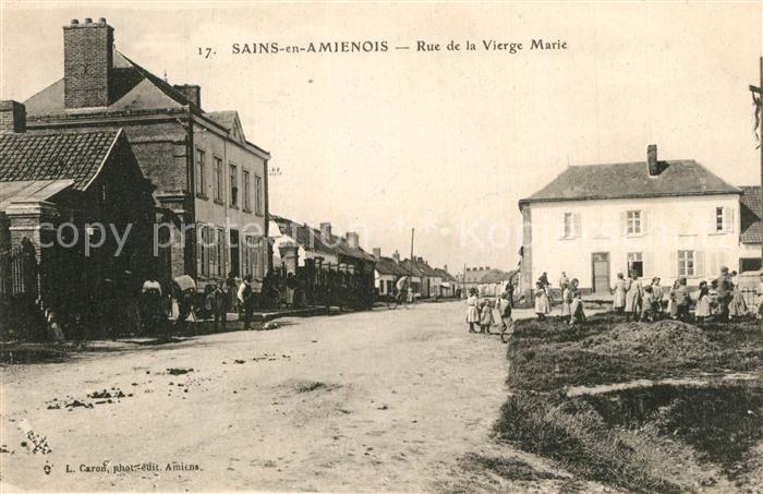 Sains-en-Amienois Rue de la Vierge Marie