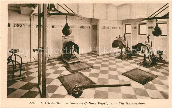 Dampfer Oceanliner S/S de Grasse Salle de Culture Physique