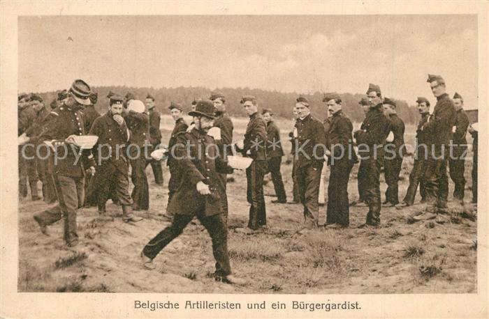 Militaria Belgien Artilleristen B?rgergardist