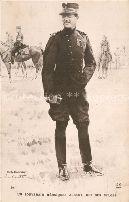 Adel Belgien Roi Albert K?nstlerkarte