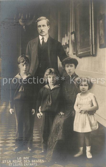 Adel Belgien Roi Reine Enfants