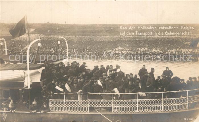 Militaria Kriegsgefangene WK1 Holland Belgien