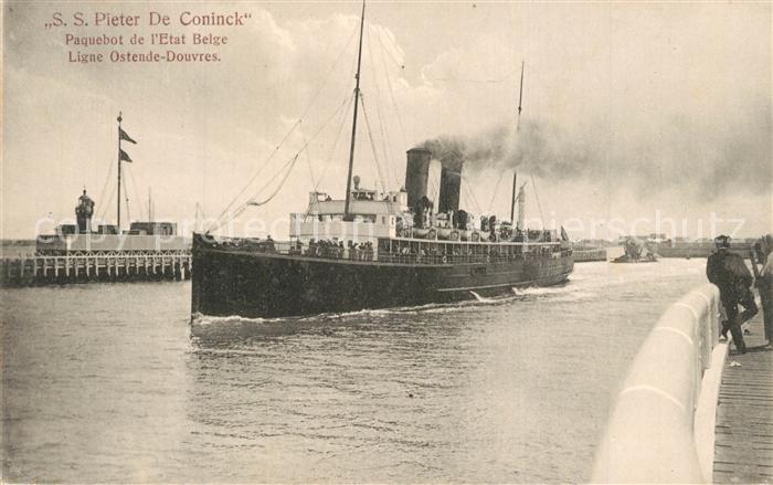 Dampfer Oceanliner S.S. Pieter de Coninck