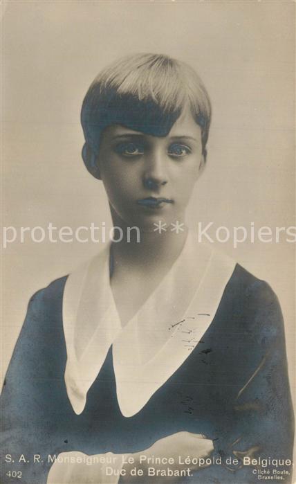 Adel Belgien Prince Leopold Duc de Brabant