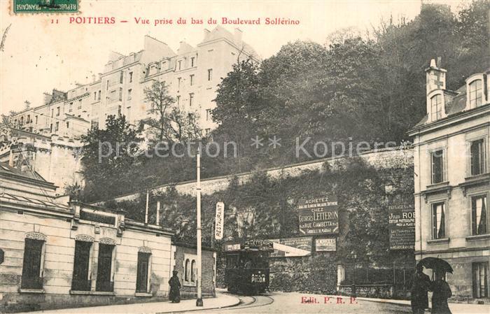 Strassenbahn Poitiers Boulevard Solferino