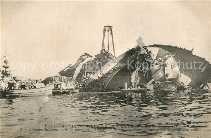 Marine Catastrophe Cuirasse La Liberte