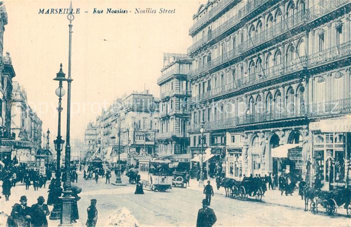 Strassenbahn Marseille Rue Noailles