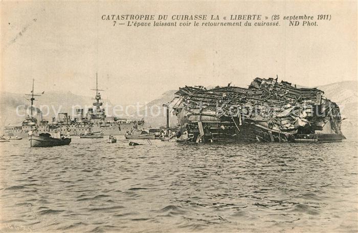 Marine Catastrophe Cuirasse La Liberte