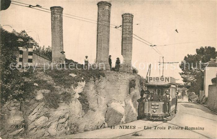 Strassenbahn Trois Piliers Romains