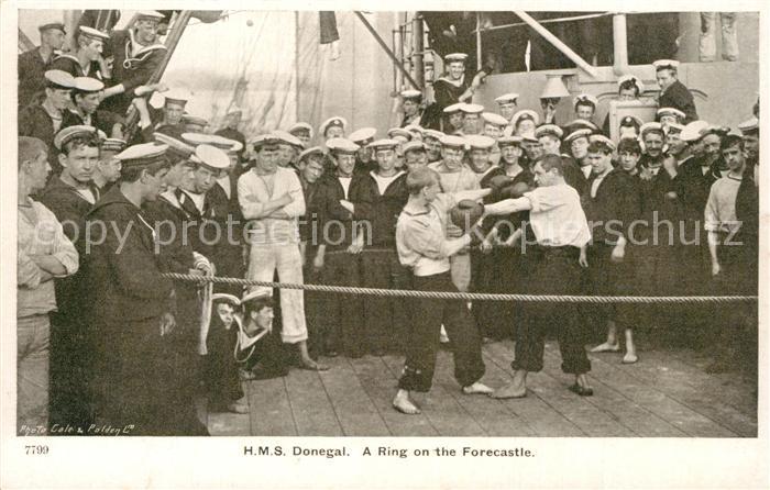 Sport Matrosen Boxen HMS Donegal Ring on the Forecastle