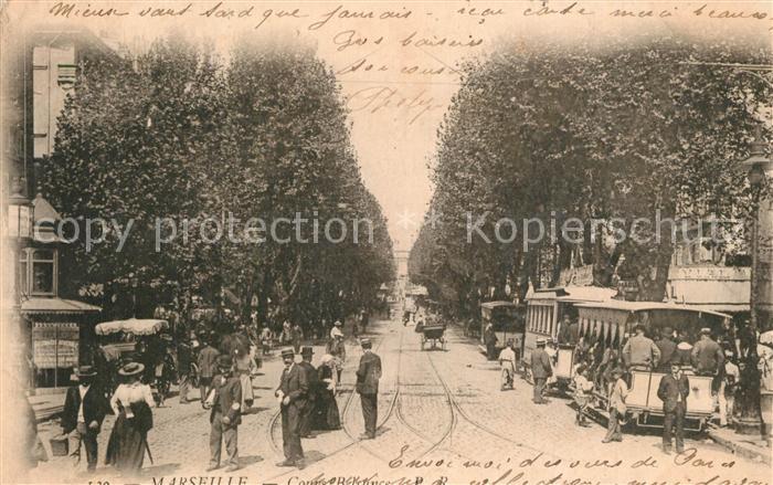 Strassenbahn Marseille Cours Belsunce