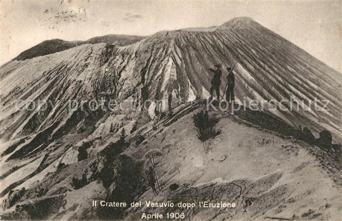Vulkane Geysire Vulcans Geysers Cratere del Vesuvio 1906