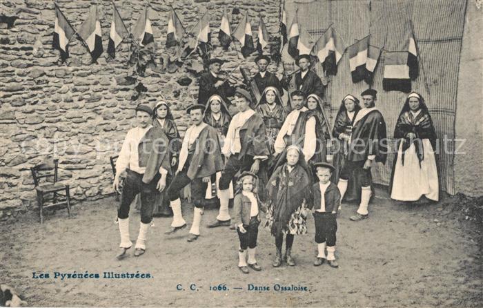 Tanz T?nzer Danse Ossaloise Pyrenees