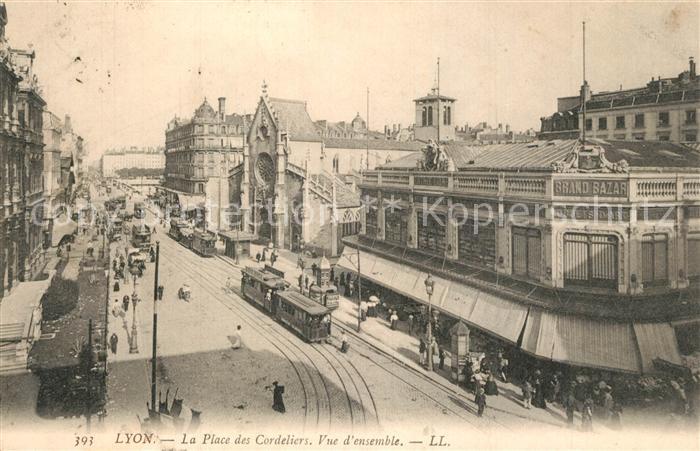 Strassenbahn Lyon Place des Cordeliers