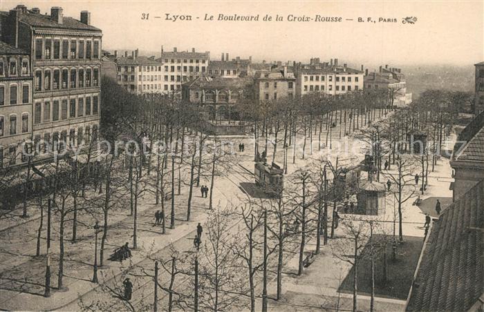 Strassenbahn Lyon Boulevard de la Croix-Rousse