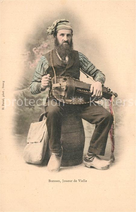 Musikinstrument Joueur de Vielle Bressan