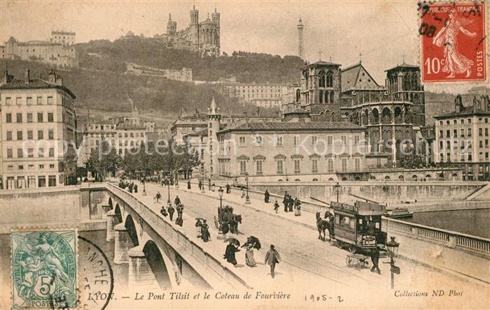 Strassenbahn Pont Tilsit Coteau de Fourviere