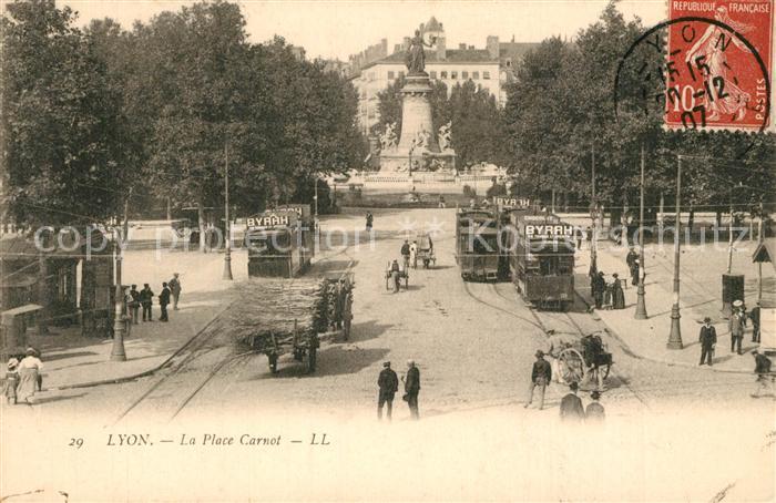 Strassenbahn Lyon Place Carnot