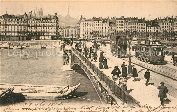 Strassenbahn Lyon Pont Lafayette