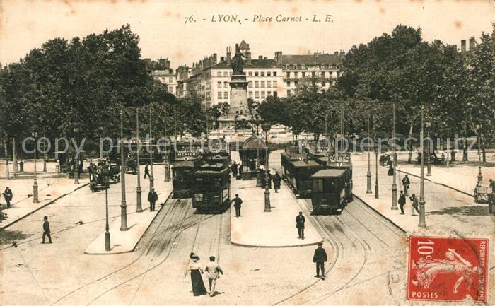 Strassenbahn Lyon Place Carnot