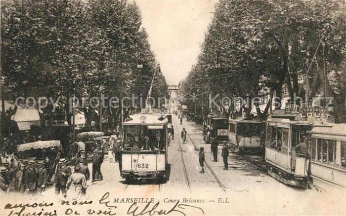 Strassenbahn Marseille Cours Belsunce