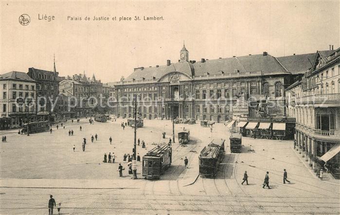 Strassenbahn Liege Palais de Justice Place St. Lambert