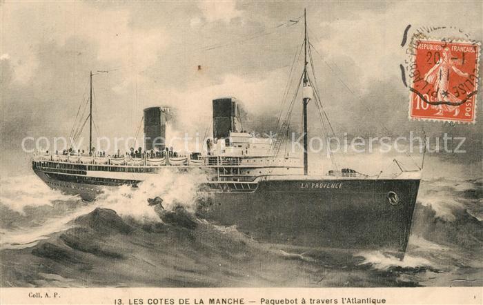 Dampfer Oceanliner La Provence Cotes de la Manche