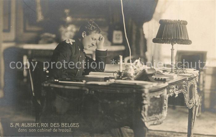 Adel Belgien Roi Albert Cabinet de Travail