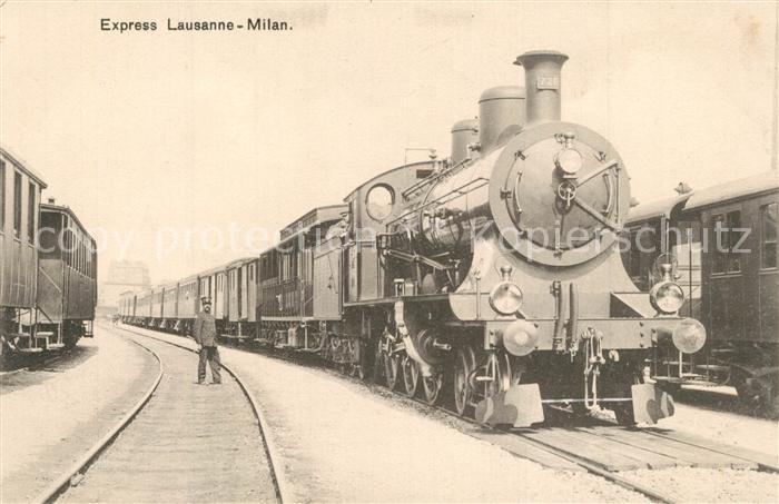 Lokomotive Express Lausanne-Milan